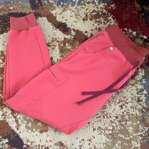 Figs scrub pant. Clay color. Zamora jogger style